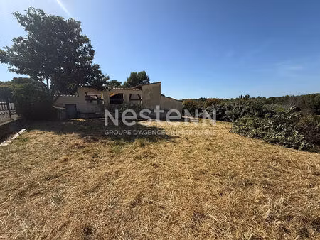 terrain mimet 871 m2  permis de construire accepté pour une maison de 126.85m² de sdp  pis