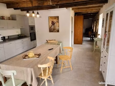 ensemble immobilier rénové – longère 120 m² t3 + t2 indépendant
