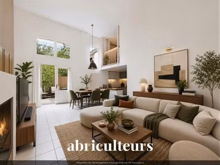 duplex de caractère de 93 m² avec extérieur et beaux volumes