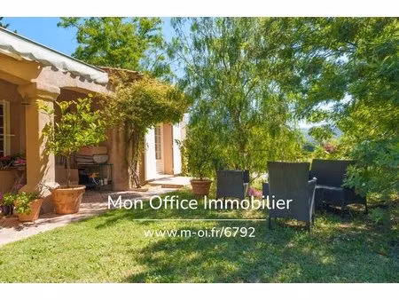 référence : 6954-vca. - une villa de plain-pied style mas provençal de 172 m² sur une parc