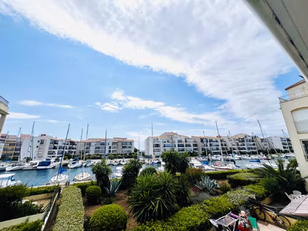 vente appartement t3 de 44 m2 avec vue canal île des pêche