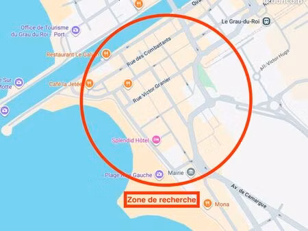 recherche parking/garage - hypercentre - grau-du-roi