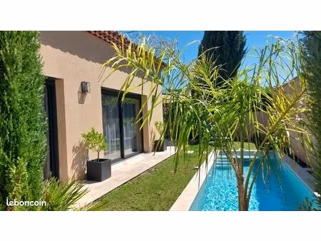 vente maison contemporaine de plein pied