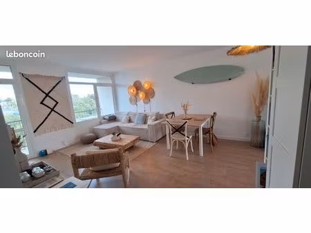 t2 55 m² dont 6 m² de balcon – vue mer – brest saint-michel – particulier