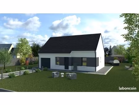 projet de construction d'une maison 70 m² avec terrain à confort-meilars (29)