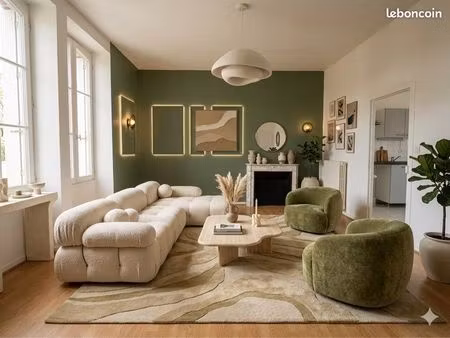 appartement 64 m² + garage