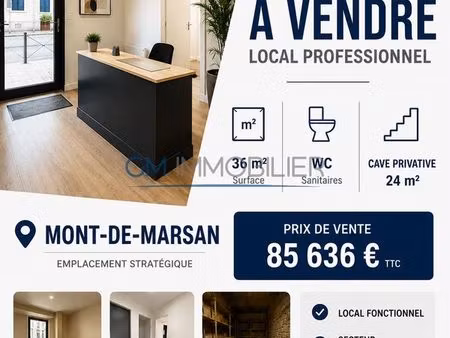 local 36 m² mont-de-marsan