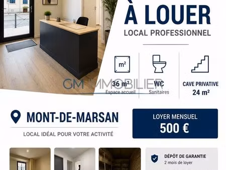 local 36 m² mont-de-marsan