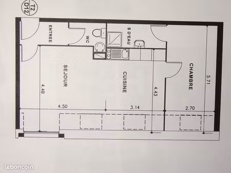 vente appartement t2 47 m2 a guignen