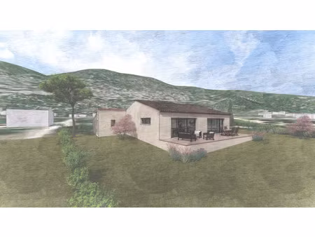 terrain avec maison neuve à vendre