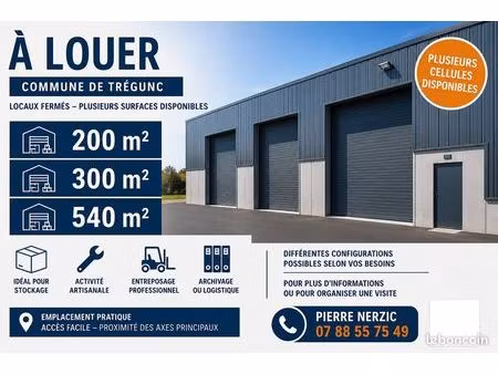 local à louer tregunc