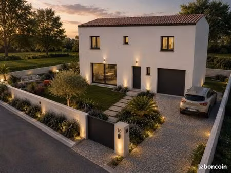 projet de construction : maison familiale de 84 m² et terrain de 300 m²