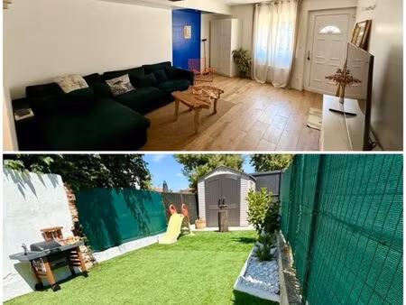 maison de ville rénovée avec jardin