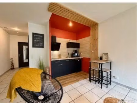 t2 38 m2 meublé et loué