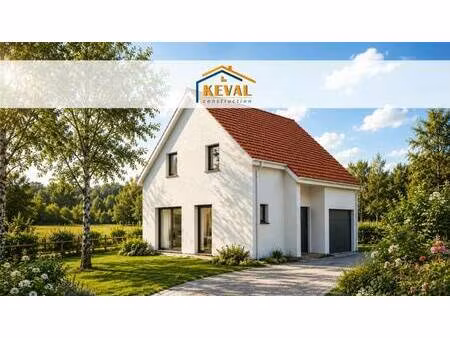 terrain avec maison neuve à vendre