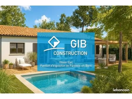 terrain 530 m² pontenx les forges