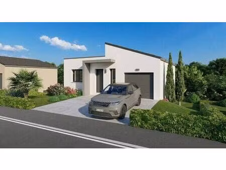 terrain avec maison neuve à vendre
