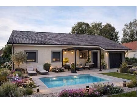 terrain avec maison neuve à vendre