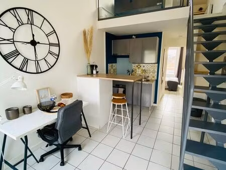 t2 bis meublé - bail étudiant i quartier les minimes