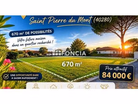 terrain constructible à vendre