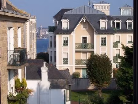 studio étudiant dinard aperçu mer : hyper centre - rue du maréchal leclerc