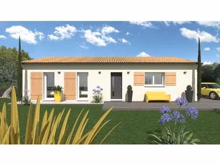 terrain avec maison neuve à vendre
