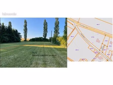 vend parcelle constructible