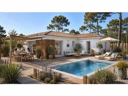 terrain avec maison neuve à vendre