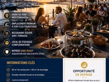 restaurant 90 m² sete