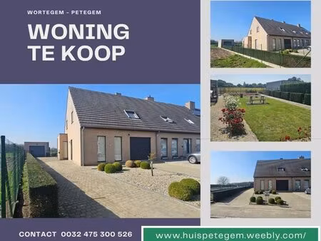 huis te koop in petegem-aan-de-schelde met 2 slaapkamers