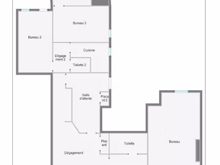 bureaux 108 m² tours
