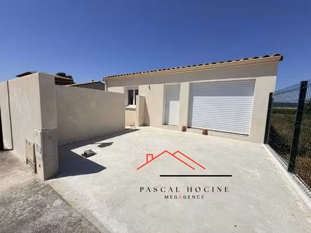 villa neuve 75 m2  2 chambres  sur 309 m2  piscine
