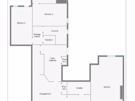 vente locaux professionnels 5 pièces 107.67 m² à tours (37000)  355 000 €