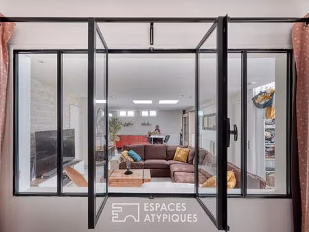 loft avec véranda au hameau de la roche