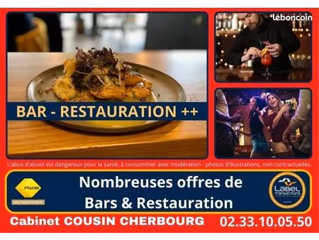 fonds de commerce bar cherbourg en cotentin