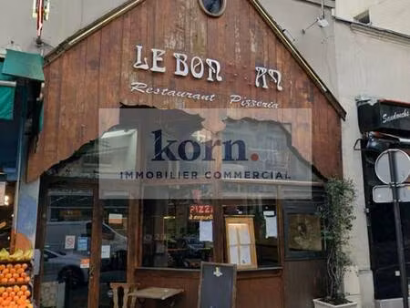 vente commerce paris 75013 87m²