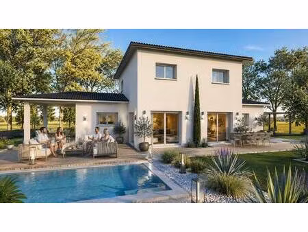 terrain avec maison neuve à vendre