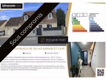 maison 6 pièces 126 m²