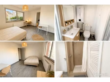 studio meublé rénové à saint-avold – centre-ville – prêt à emménager
