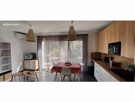 2 pièces meublé - 36m2 - grande terrasse - parking - très lumineux - location longue durée