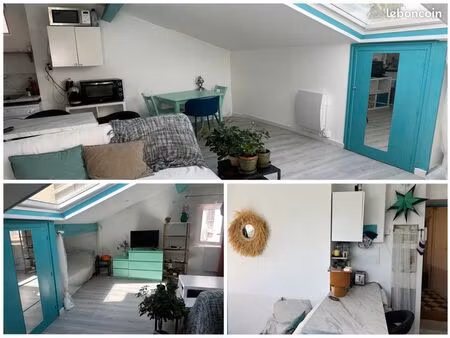 appartement f1 bis rénové et meublé