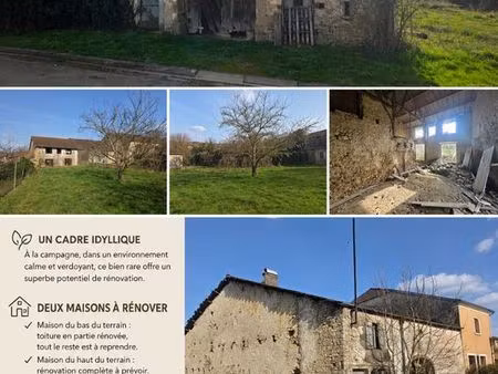 deux maisons à rénover sur terrain de 1520 m² – gros potentiel – villars-saint-marcelin (5