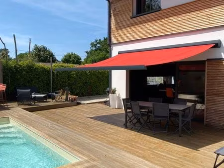 maison contemporaine de 2021 - 120m2 - côté bassin  arès