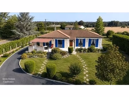 plain-pied 148 m²  dpe a sur 3 700 m² de terrain – géothermie  double garage et jardin...
