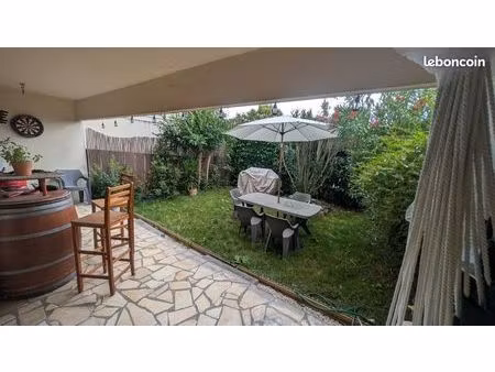 appartement meublé 3 pièces 74m² + jardin