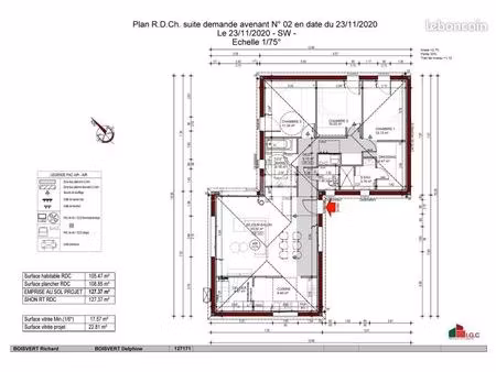 maison 4 pièces 105 m²
