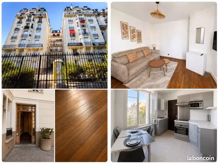 super appartement meublé carré or de vincennes  face au bois