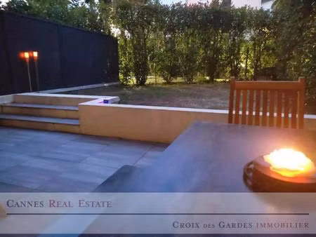 cannes – studio avec terrasse  jardin privatif et parking dans résidence neuve
