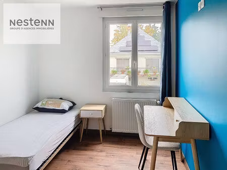 a louer - chambre dans maison meublée en coloc belle beille