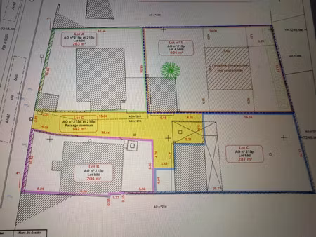 terrain à vendre le coudray 287m2 74 500€